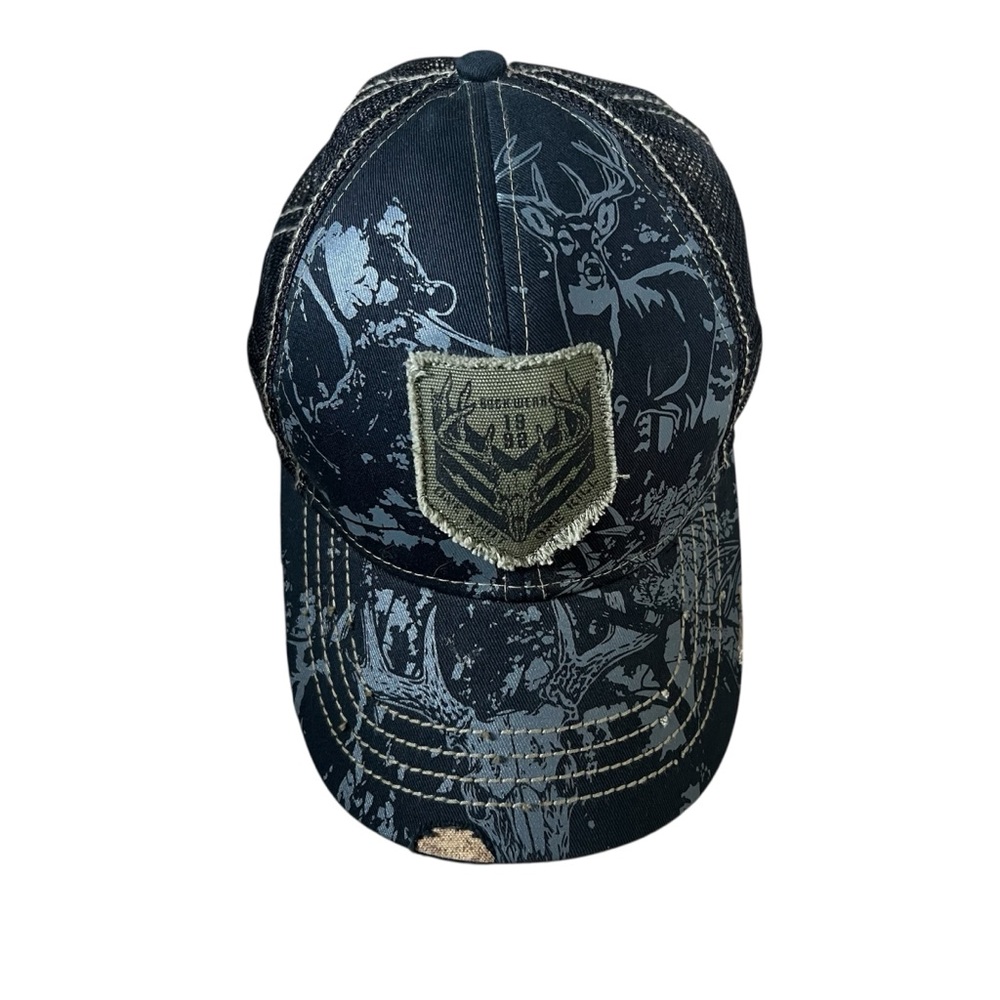 Buck Wear Real Tree One Shot One Kill Camo Snap Back Trucker Hat Deer Hunting